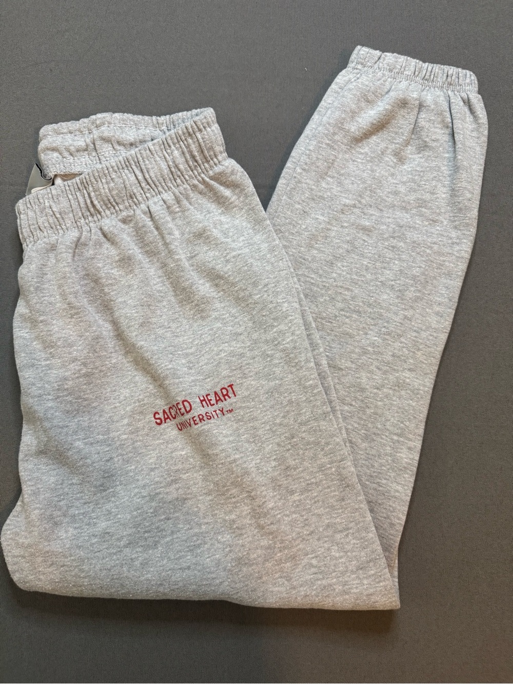Sacred Heart University Women's Sweatpants | Gray | Size Medium